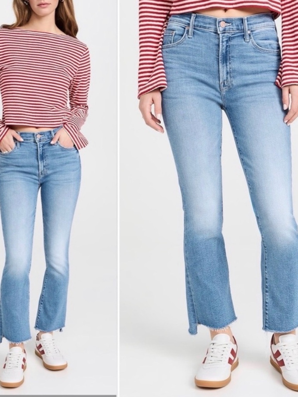 Mother - Insider Fray Crop Fray: Shake Well jeans